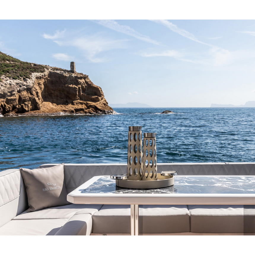 Leather Covered Glass Carafe | Pinetti Marghe | Italianfurniture.com