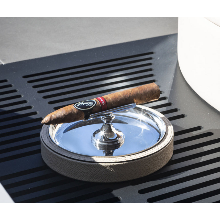 Polished Steel Cigar Ashtray | Pinetti | Italianfurniture.com