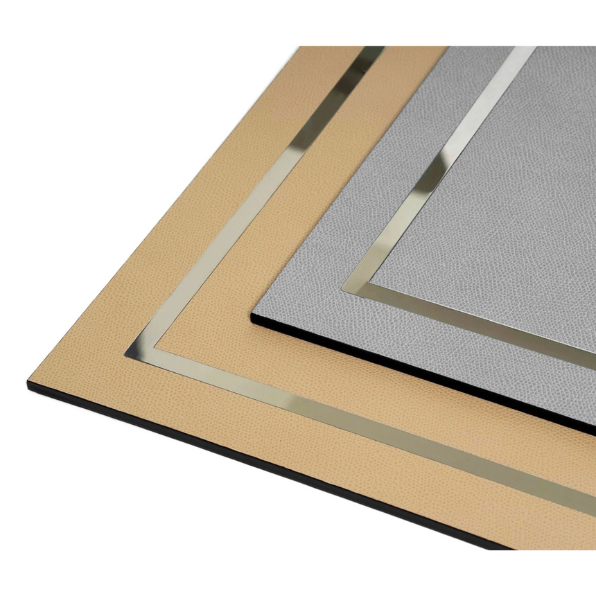 Framed Leather Placemat | Pinetti Venere | Italianfurniture.com