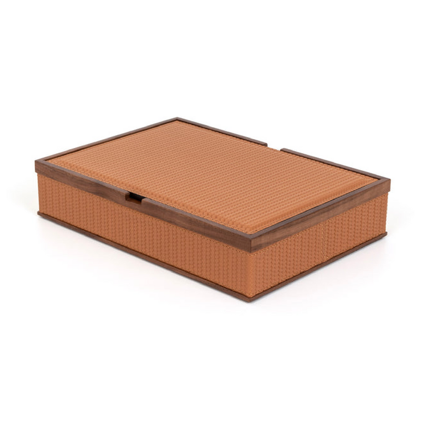 Walnut Wood Rectangular Box | Pinetti Astrea | Italianfurniture.com