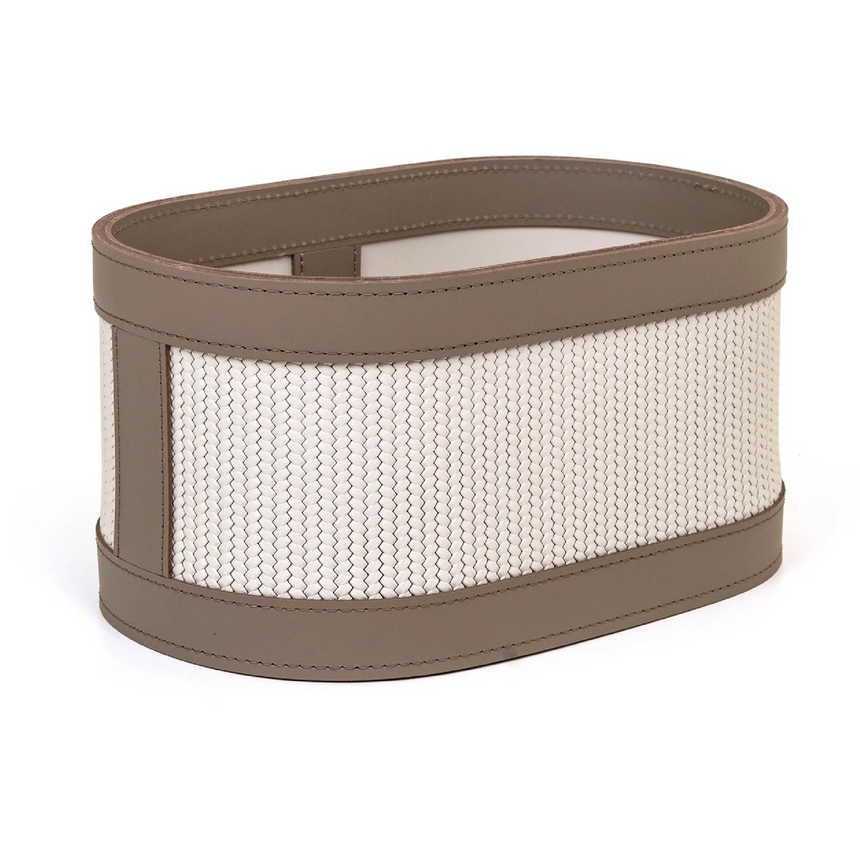 Woven Leather Washcloth Holder | Pinetti Roda | Italianfurniture.com