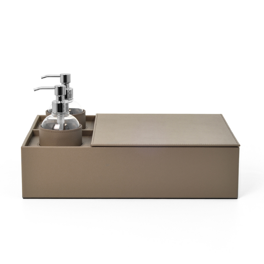 Leather Covered Sanitizing Set | Pinetti Igea | Italianfurniture.com