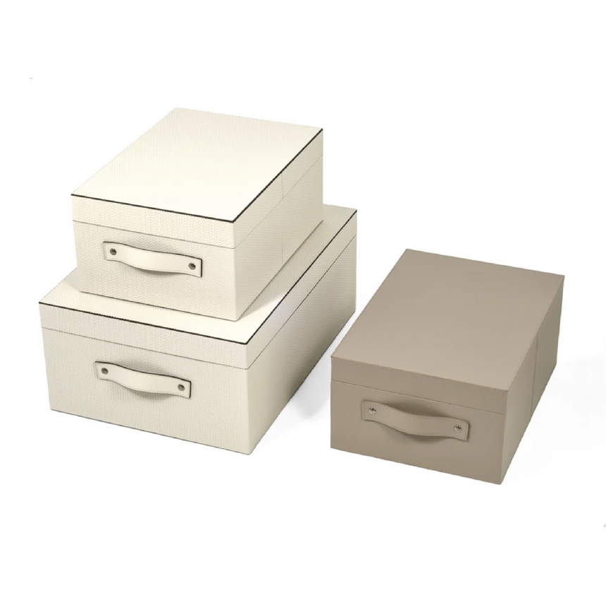 Calfskin Leather Closet Box | Pinetti Avio | Italianfurniture.com