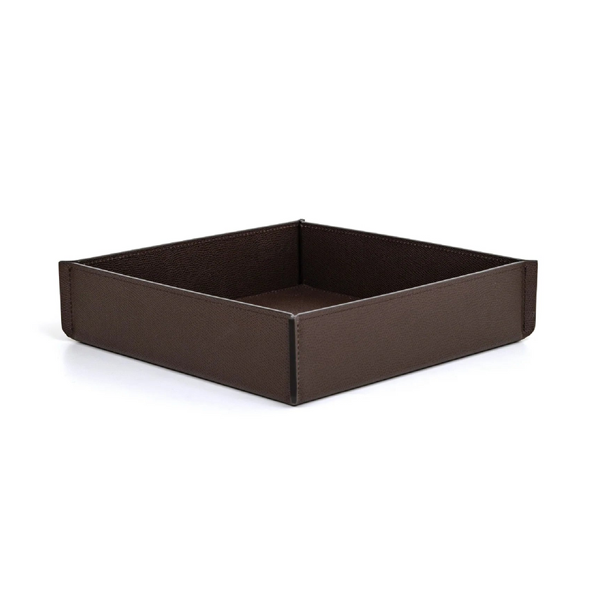 Square Leather Valet Tray | Pinetti Leslie | Italianfurniture.com