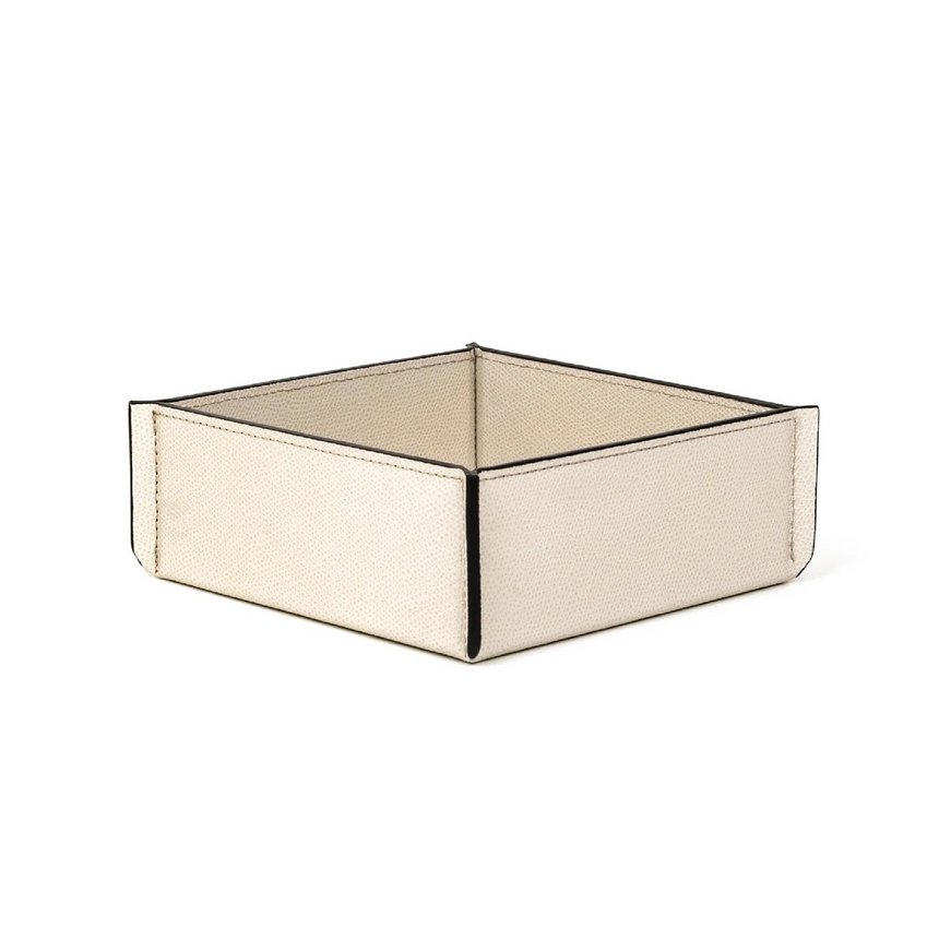 Square Leather Valet Tray | Pinetti Leslie | Italianfurniture.com