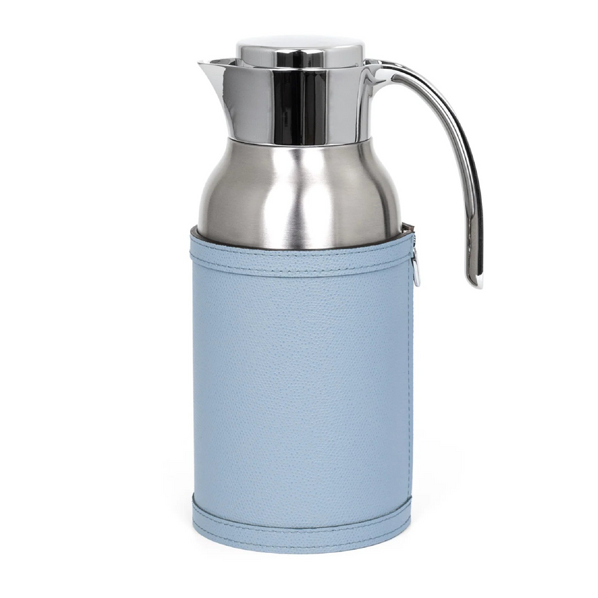 Stainless Steel Leather Thermal Carafe | Pinetti Cindy | Italianfurniture.com