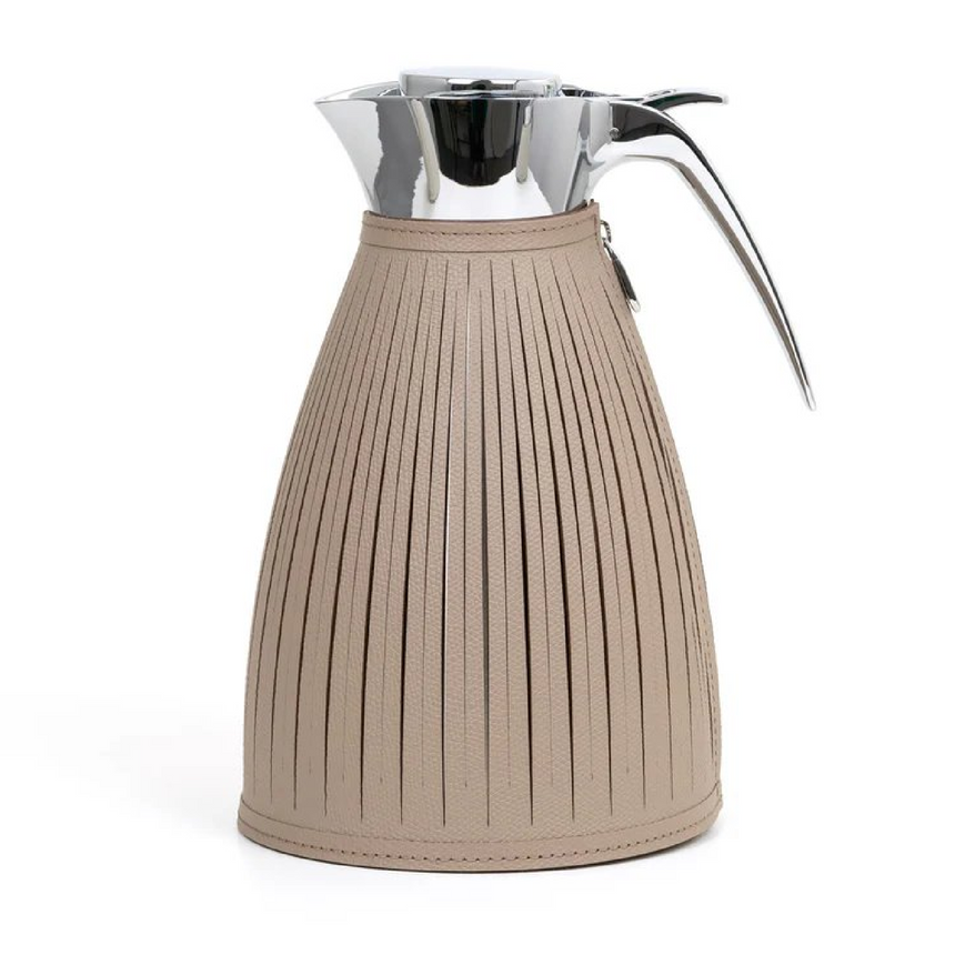 Leather Covered Thermal Carafe | Pinetti Wendy | Italianfurniture.com