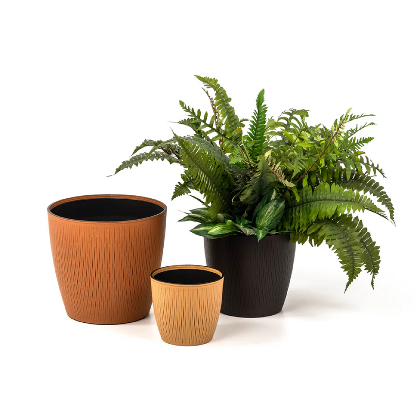 Leather Covered Vase | Pinetti Silvy | Italianfurniture.com