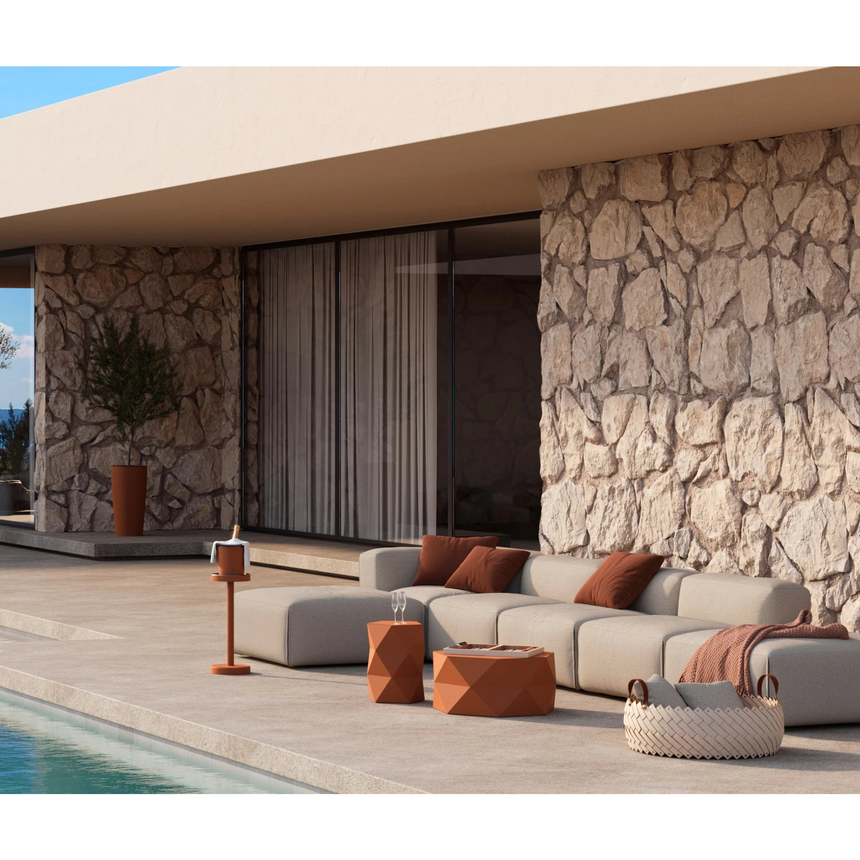 Leather Covered Plant Pot | Pinetti Silvy | Italianfurniture.com