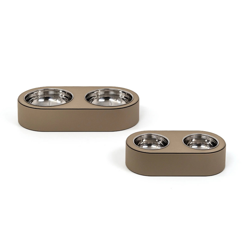 Leather Covered Pet Bowl | Pinetti | Italianfurniture.com