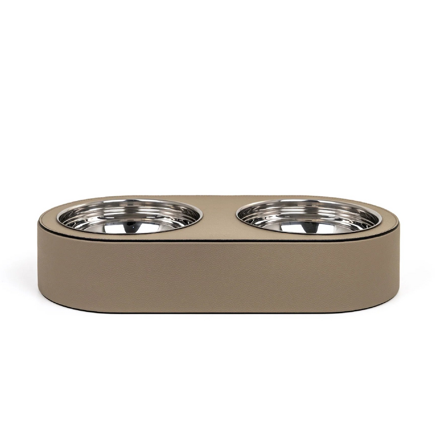 Leather Covered Pet Bowl | Pinetti | Italianfurniture.com