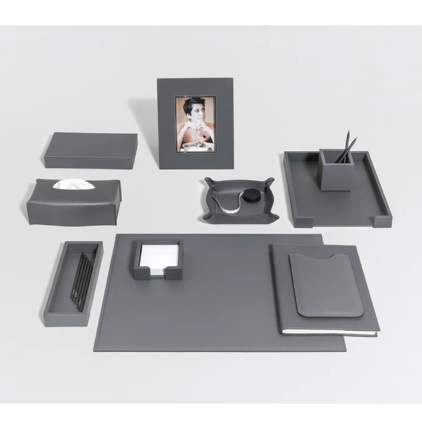 Leather Lidded Pencil Box | Pinetti Larry | Italianfurniture.com