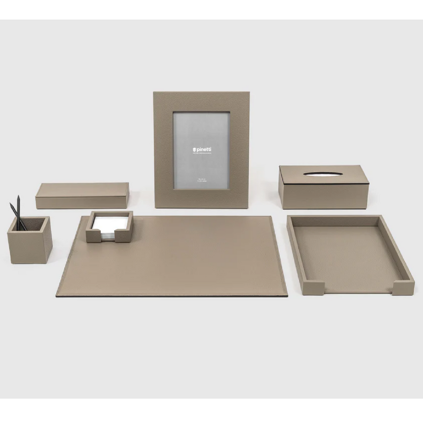 Leather Lidded Pencil Box | Pinetti Larry | Italianfurniture.com