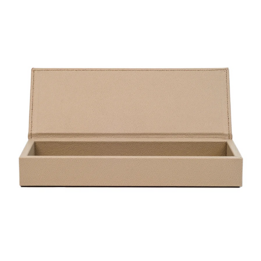 Leather Lidded Pencil Box | Pinetti Larry | Italianfurniture.com