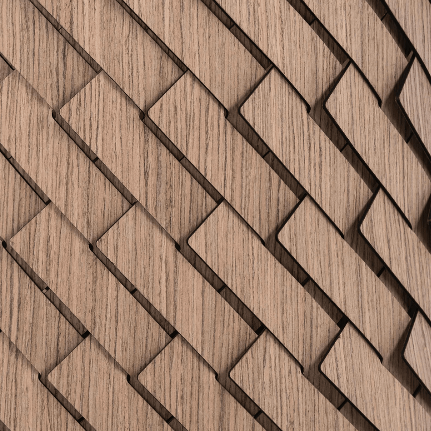 Wood Weave Square Basket | Pinetti Sestriere | Italianfuniture.com