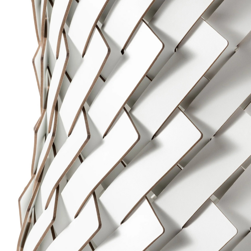 Handwoven Leather Basket | Pinetti Almeria | Italianfurniture.com