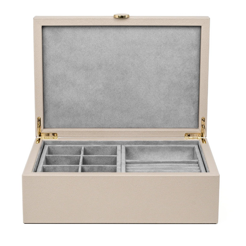 Leather Wrapped Jewelry Box | Pinetti Prestige | Italianfurniture.com