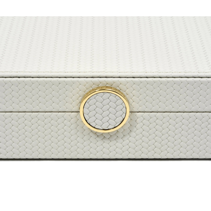 Leather Wrapped Jewelry Box | Pinetti Prestige | Italianfurniture.com