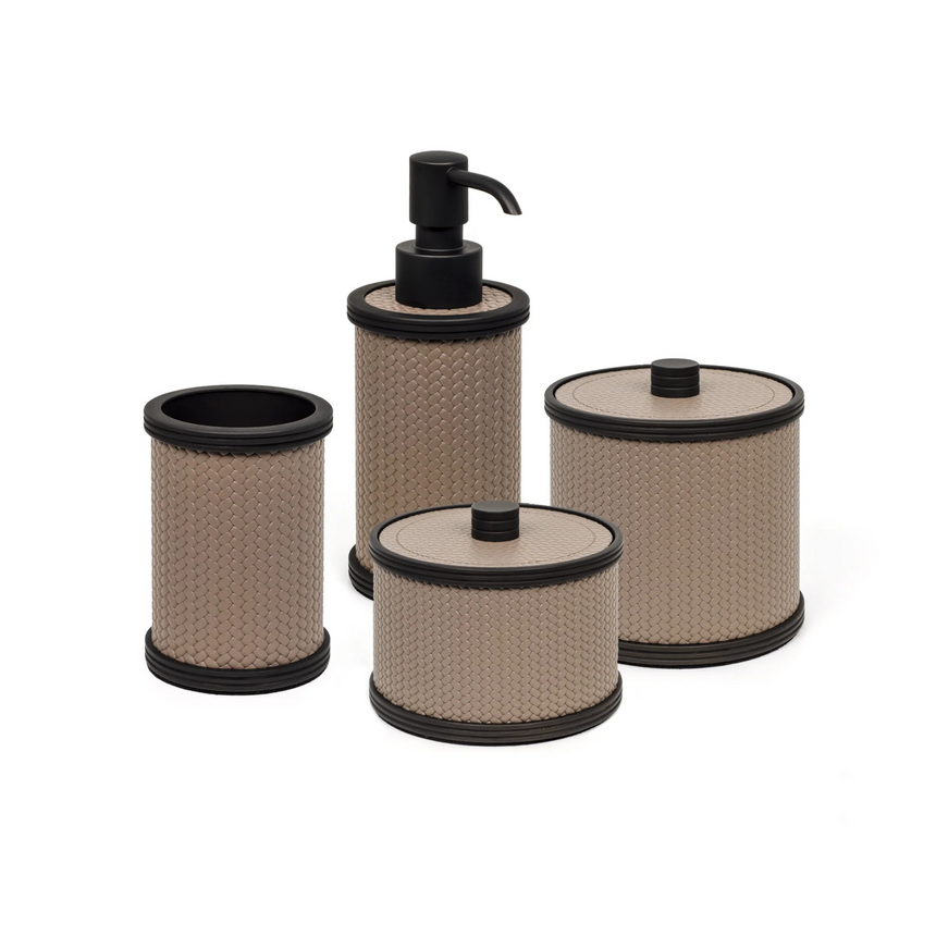 Leather Covered Soap Dispenser | Pinetti Carol | Italianfurniture.com