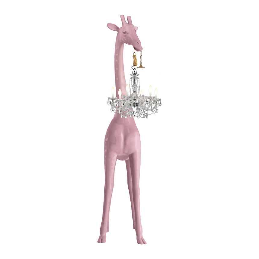 Outdoor Giraffe Statue Chandelier | Qeeboo Giraffe in Love | Italianfurniture.com
