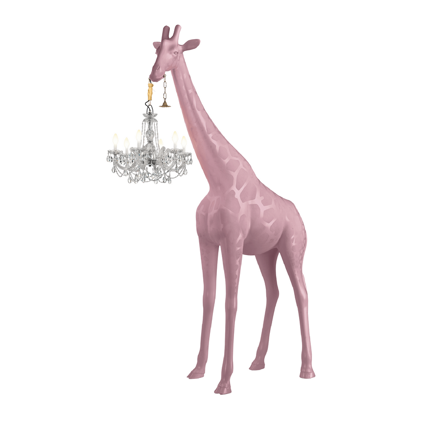 Outdoor Giraffe Statue Chandelier | Qeeboo Giraffe in Love | Italianfurniture.com