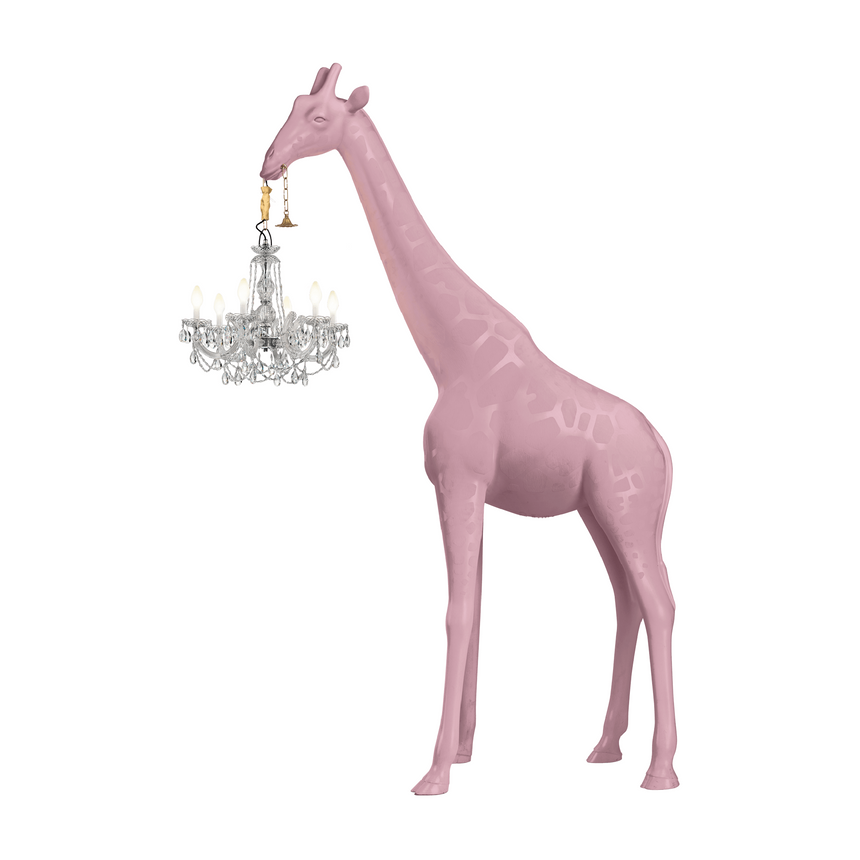 Outdoor Giraffe Statue Chandelier | Qeeboo Giraffe in Love | Italianfurniture.com
