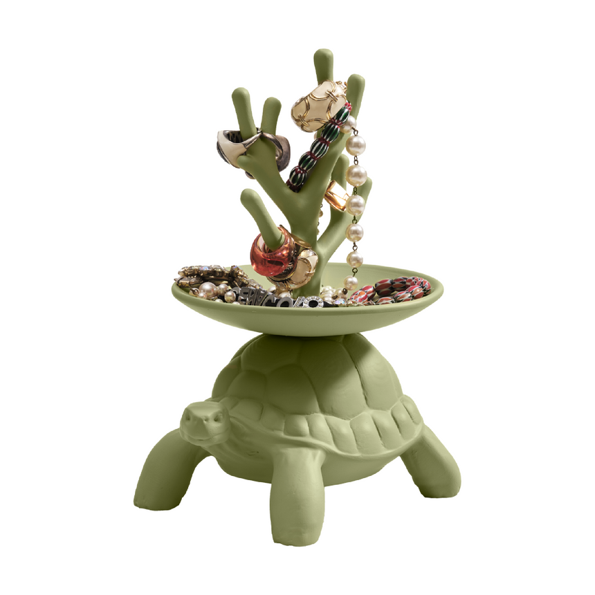 Ceramic Jewelry Tree XS | Qeeboo Turtle Carry | Italianfurniture.com