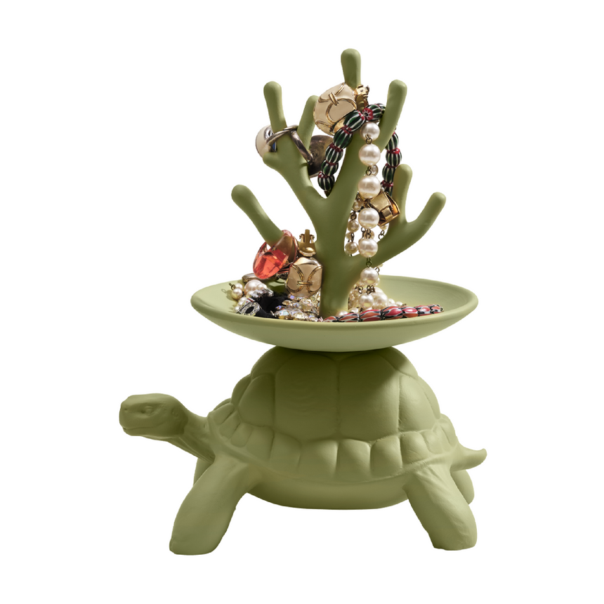 Ceramic Jewelry Tree XS | Qeeboo Turtle Carry | Italianfurniture.com