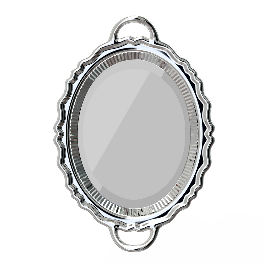 Metallic Tray Wall Mirror | Qeeboo Plateau | Italianfurniture.com