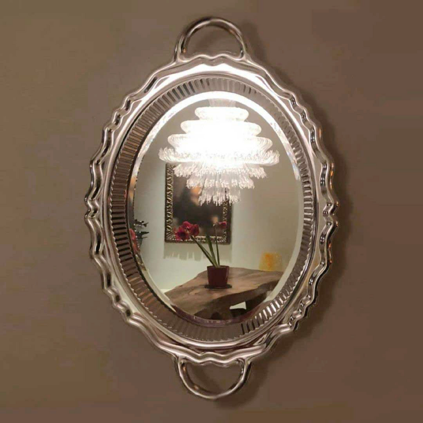 Metallic Tray Wall Mirror | Qeeboo Plateau | Italianfurniture.com