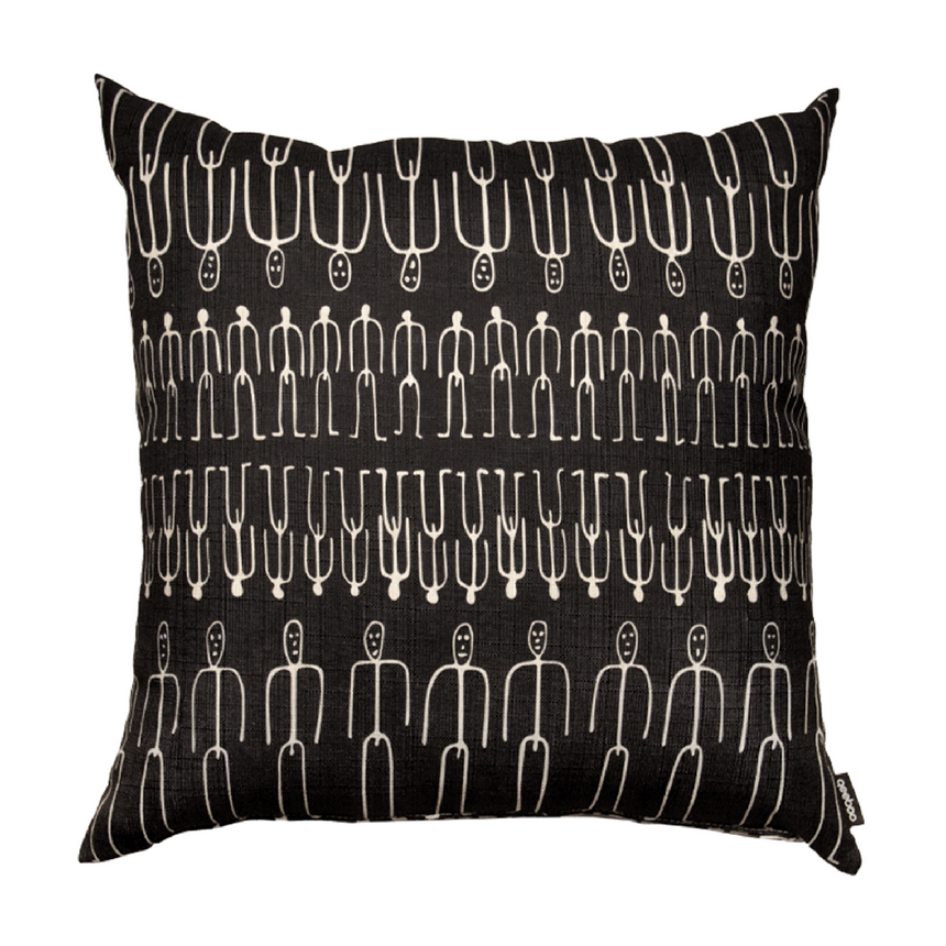 Faces Beige Cushion | Qeeboo People | Italianfurniture.com