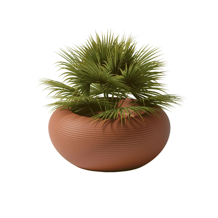 Round Minimalist Planter | Qeeboo Nami | Italianfurniture.com