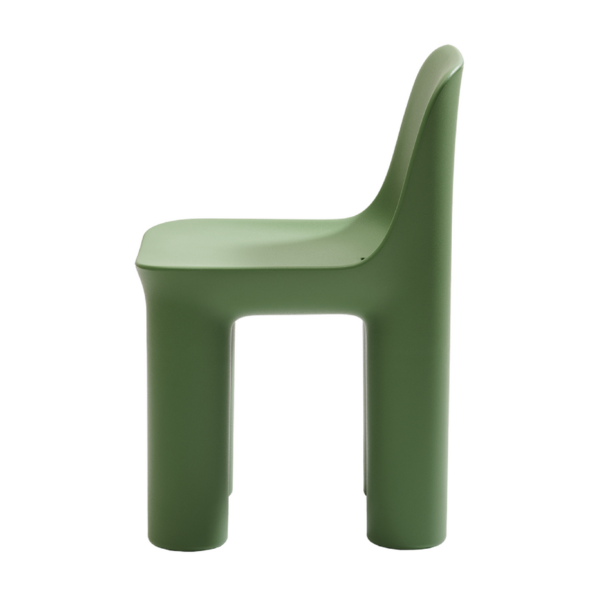 Chunky Cylindrical Legs Dining Chair | Tata Qeeboo | Italianfurniture.com