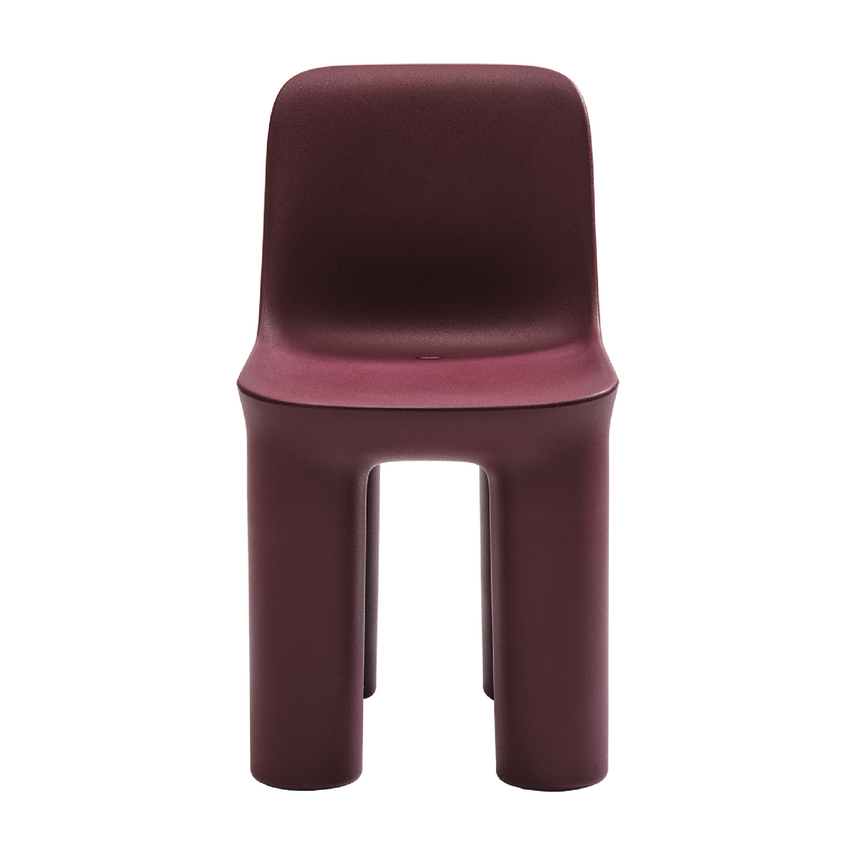 Chunky Cylindrical Legs Dining Chair | Tata Qeeboo | Italianfurniture.com