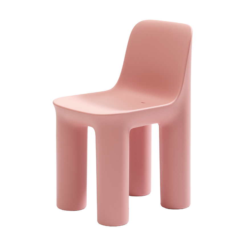 Chunky Cylindrical Legs Dining Chair | Tata Qeeboo | Italianfurniture.com