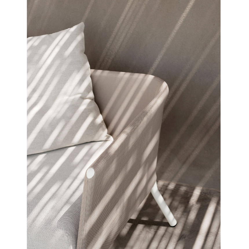 Flared 1-Seater Outdoor Sofa | Roda Calla | Italianfurniture.com