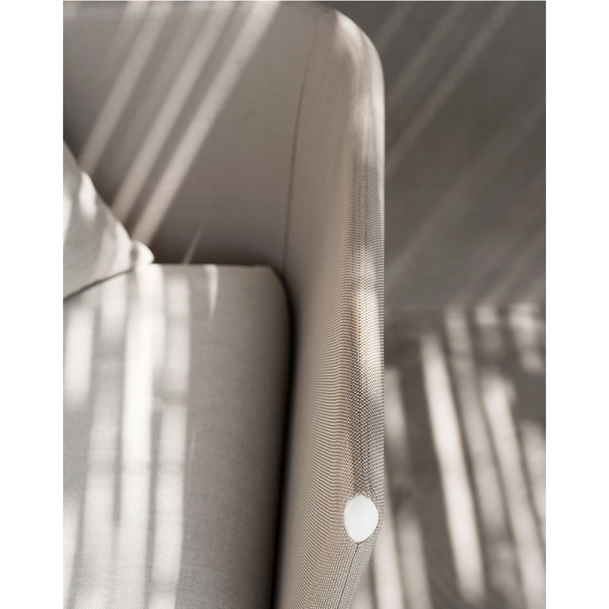 Flared 1-Seater Outdoor Sofa | Roda Calla | Italianfurniture.com