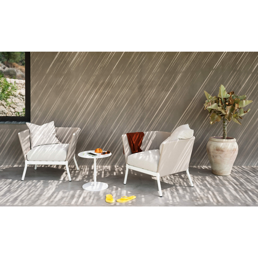 Flared 1-Seater Outdoor Sofa | Roda Calla | Italianfurniture.com