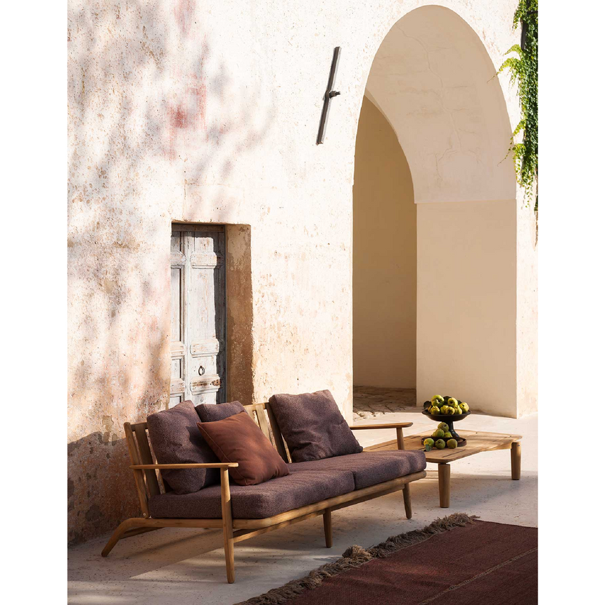 Splayed Leg 2-Seater Outdoor Sofa | Roda Levante | Italianfurniture.com