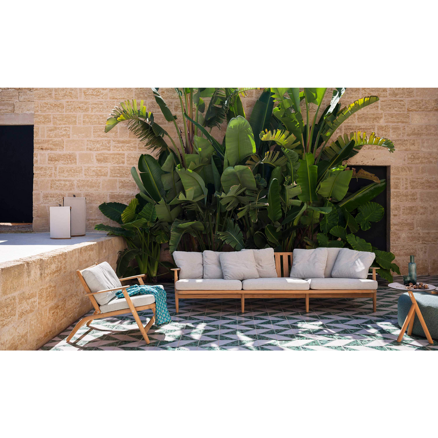 Splayed Leg 2-Seater Outdoor Sofa | Roda Levante | Italianfurniture.com