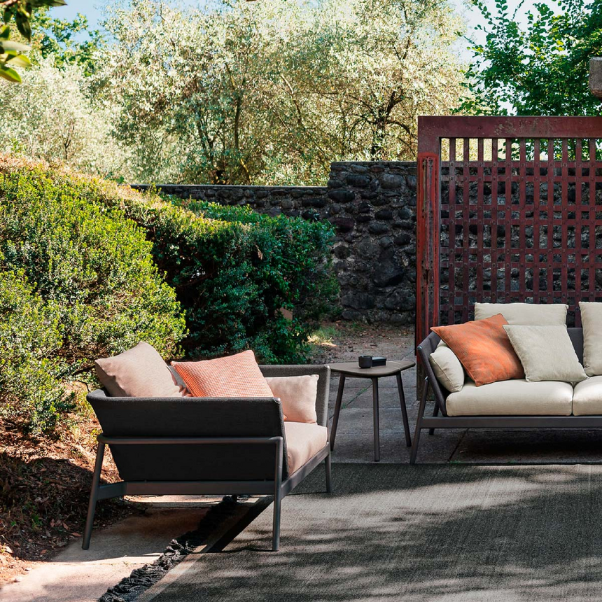 Full Back Outdoor Lounge Armchair | Roda Piper | Italianfurniture.com