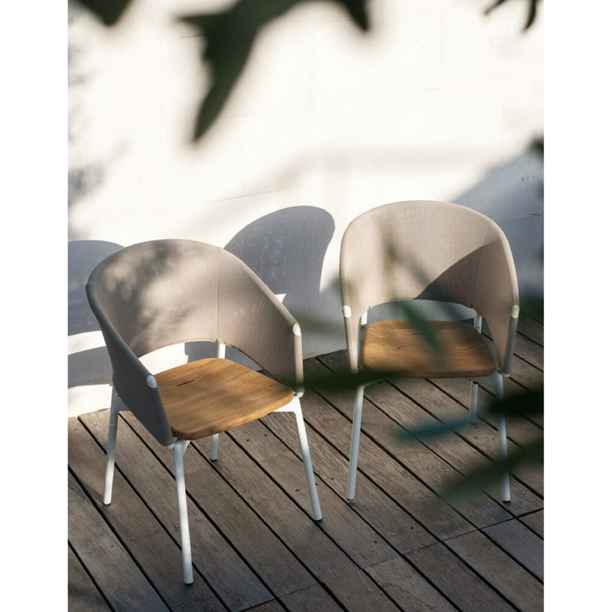 Teak Wood Outdoor Comfort Chair | Roda Piper | Italianfurniture.com