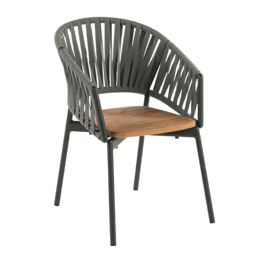 Teak Wood Outdoor Comfort Chair | Roda Piper | Italianfurniture.com