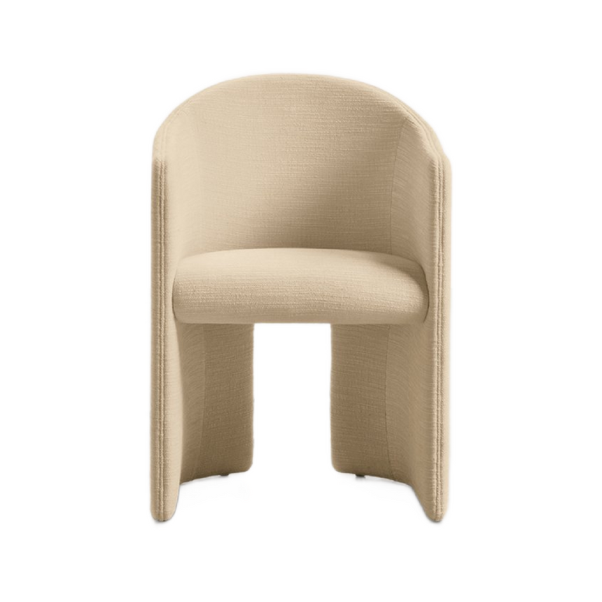 Upholstered Shell Accent Chair | Somaschini Brera | Italianfurniture.com