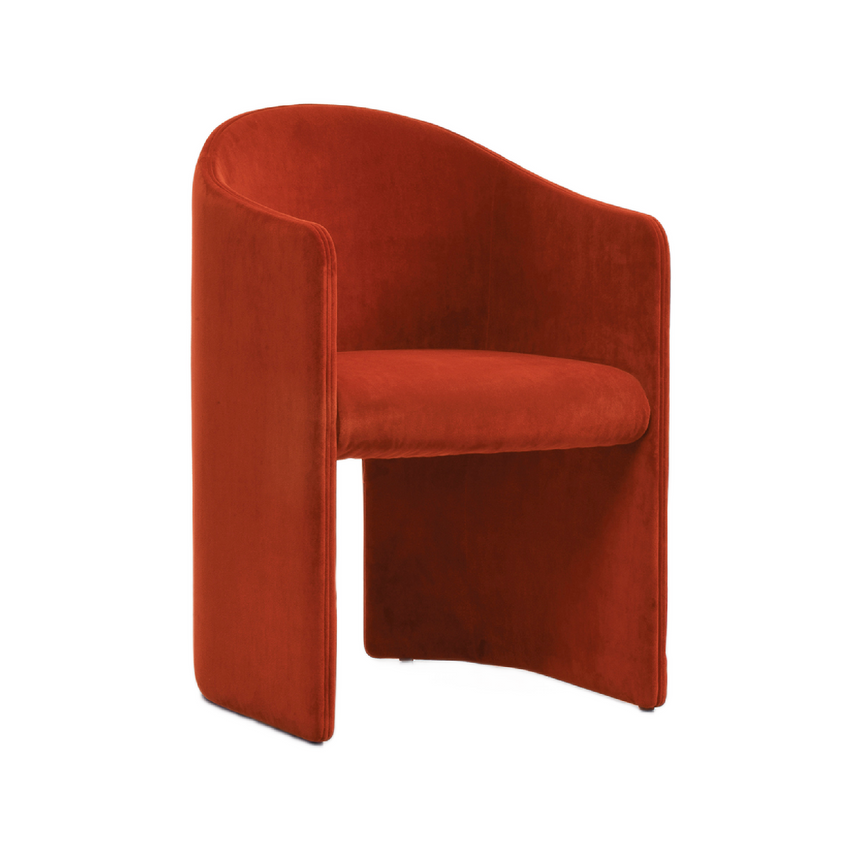Upholstered Shell Accent Chair | Somaschini Brera | Italianfurniture.com