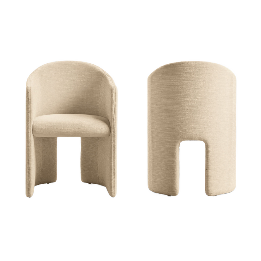 Upholstered Shell Accent Chair | Somaschini Brera | Italianfurniture.com