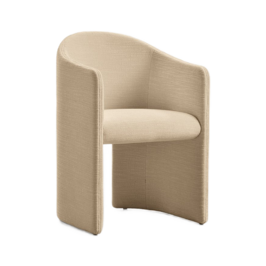 Upholstered Shell Accent Chair | Somaschini Brera | Italianfurniture.com