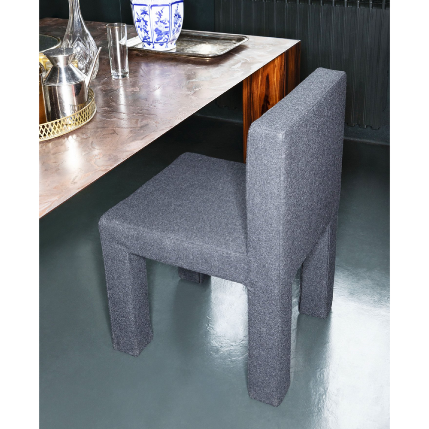 Soft Upholstered Chunky Chair | Somaschini Quadrata | Italianfurniture.com