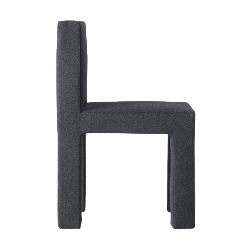 Soft Upholstered Chunky Chair | Somaschini Quadrata | Italianfurniture.com