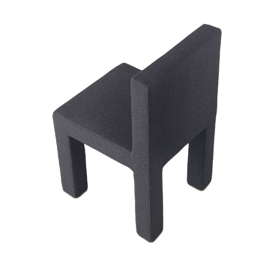 Soft Upholstered Chunky Chair | Somaschini Quadrata | Italianfurniture.com